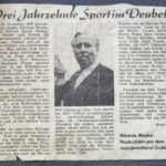SV-Deube-Vereinsgeschichte