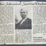 SV-Deube-Vereinsgeschichte
